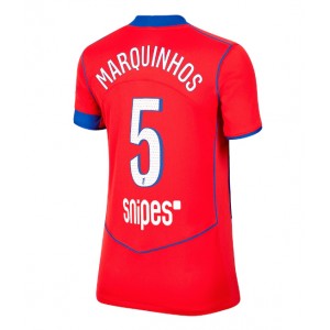 Fotbalové Dres Paris Saint-Germain Marquinhos #5 Dámské Třetí Oblečení 2025-26 Krátký Rukáv